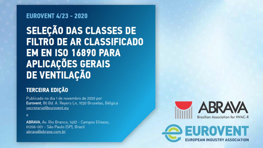 2021 - Eurovent and ABRAVA publish Brazilian version of Eurovent Recommendation 4/23