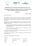 PP - 2014-04-17 - Joint position Eurovent-EPEE-Asercom on tolerances